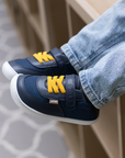Air Retro Azul Marino/Amarillo - Toddler