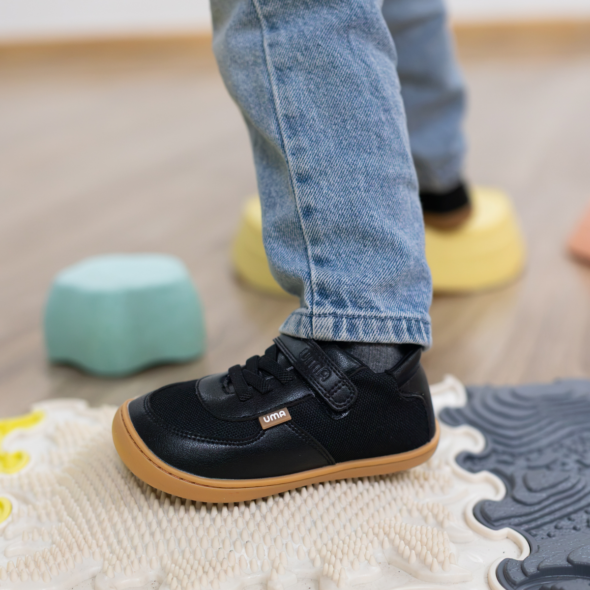 Air Retro Negro/Khaki - Toddler