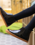 Bota Chelsea Negro/Perla - Kids
