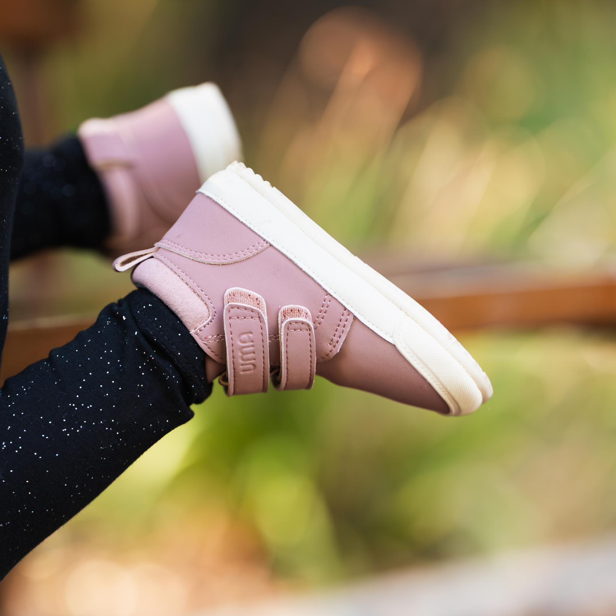 Zapatilla Caña Alta Rain Malva - Baby