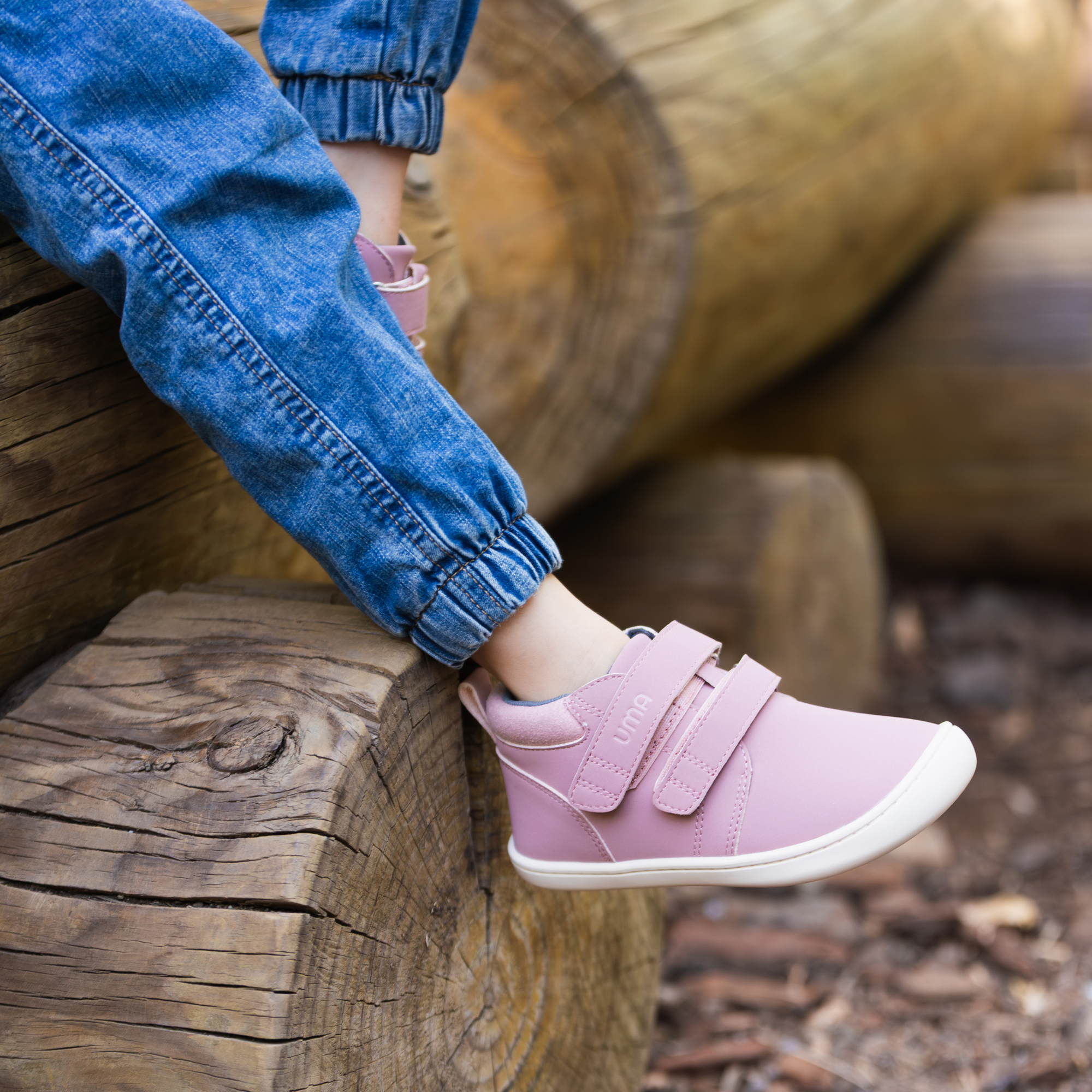 Zapatilla Caña Alta Rain Malva - Toddler