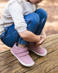 Zapatilla Caña Alta Rain Malva - Kids