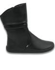 Bota barefoot ergonomica negro modelo Mist para adultos vista lateral 2