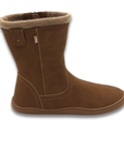 Bota barefoot ergonomica chocolate modelo Bear para adultos vista lateral