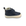 Botin barefoot ergonomico azul marino modelo Fluffy para bebes vista lateral
