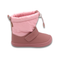 Bota barefoot ergonomica malva modelo Snow para ninos pequenos vista lateral