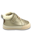 Botin barefoot ergonomico gold modelo Wind para bebes vista lateral