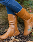 Par de botas barefoot ergonomicas camel modelo Mist para adultos 3