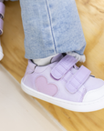 Leaf Heart Lila Glitter - Toddler