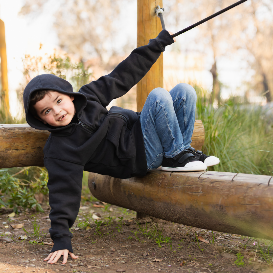 Leaf Thunder Denim Negro - Kids