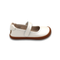 Mercedita barefoot ergonomica blanco perla para ninos vista frontal