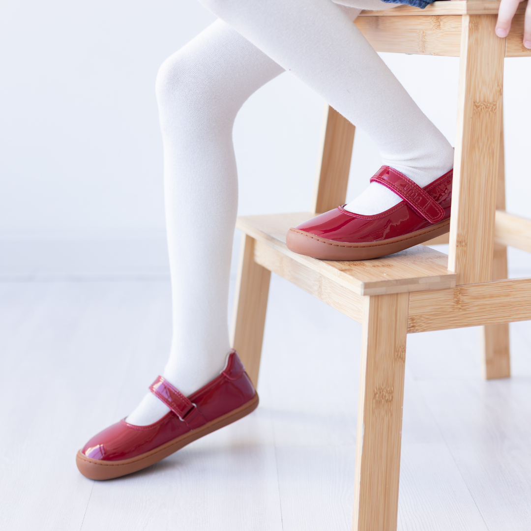 Mercedita Charol Rojo - Toddler