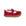 Mercedita barefoot ergonomica charol rojo para ninos pequenos vista lateral