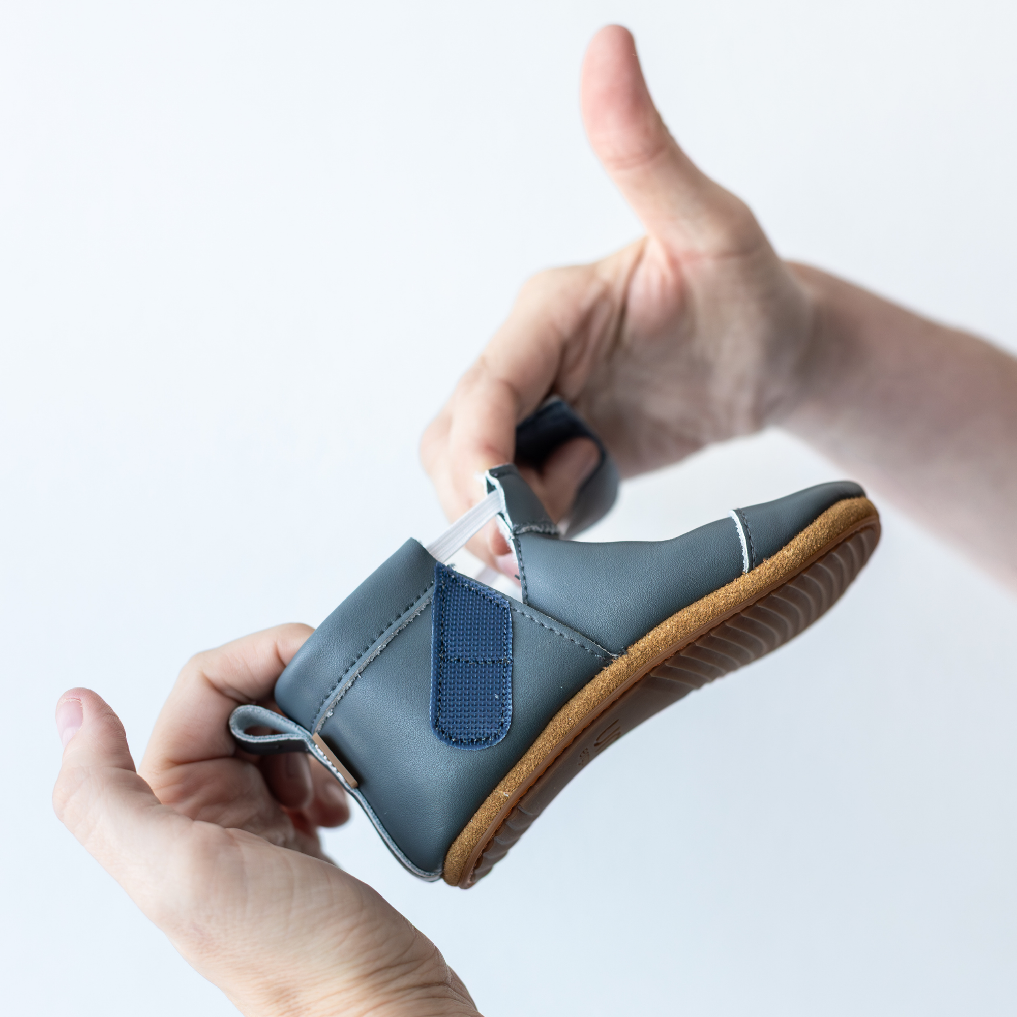 Mocc Borrego Azul Piedra - Baby
