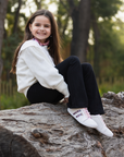 Cloud Rainbow Animal Print Rosa - Teen