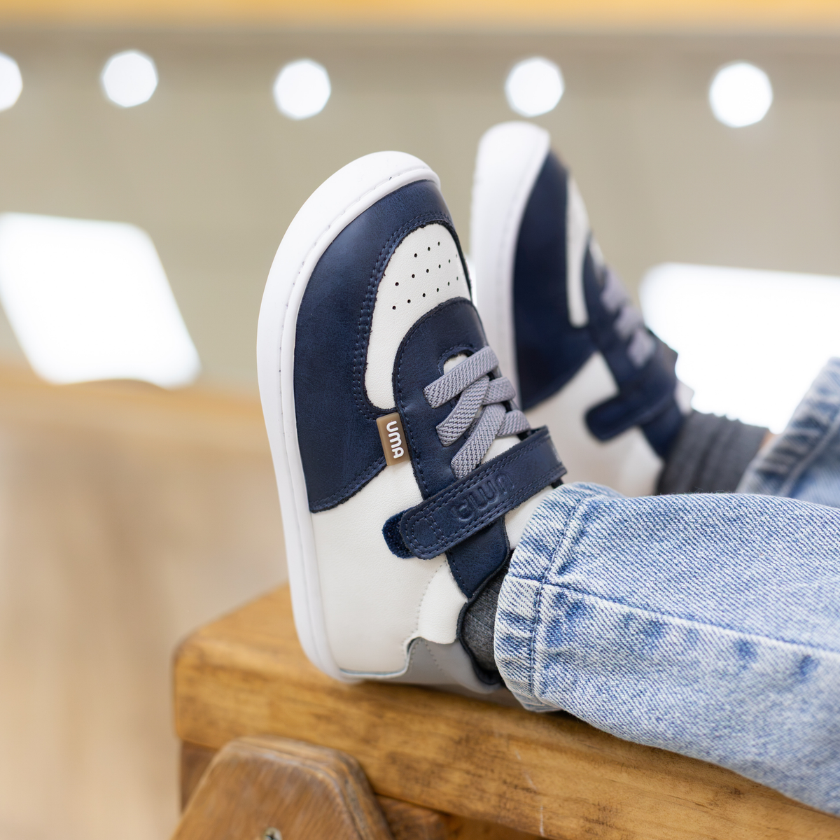 Retro Azul Marino/Gris - Toddler