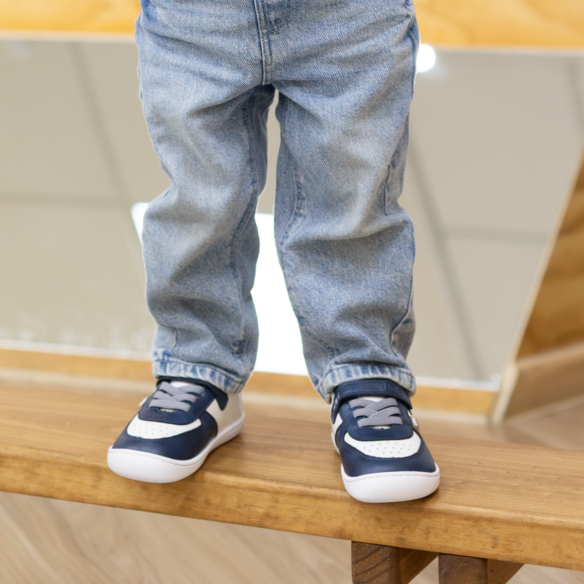 Retro Azul Marino/Gris - Toddler