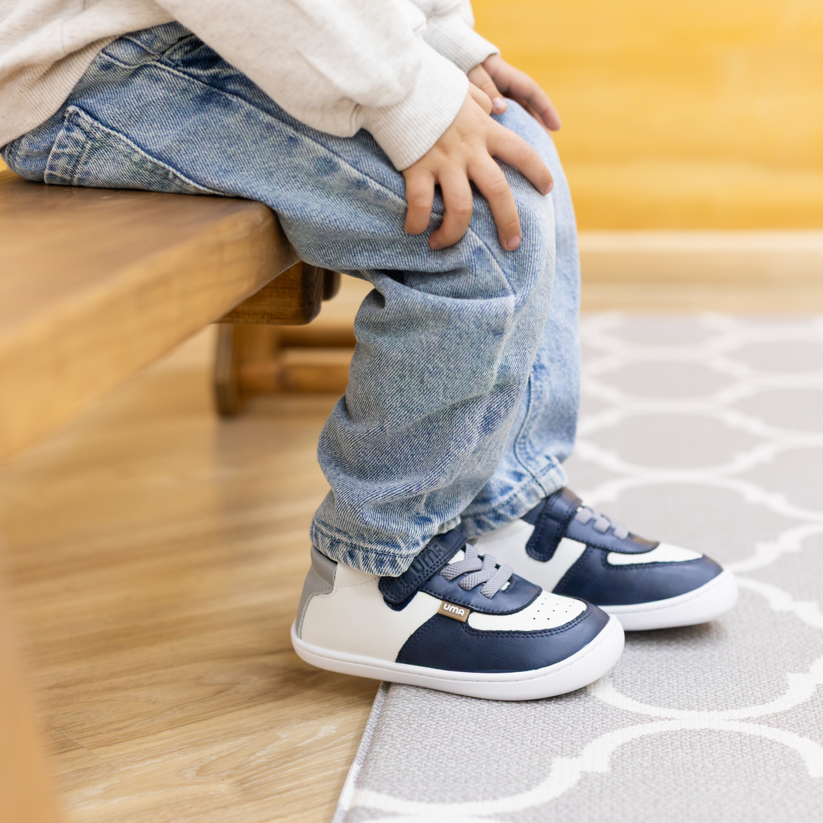 Retro Azul Marino/Gris - Toddler