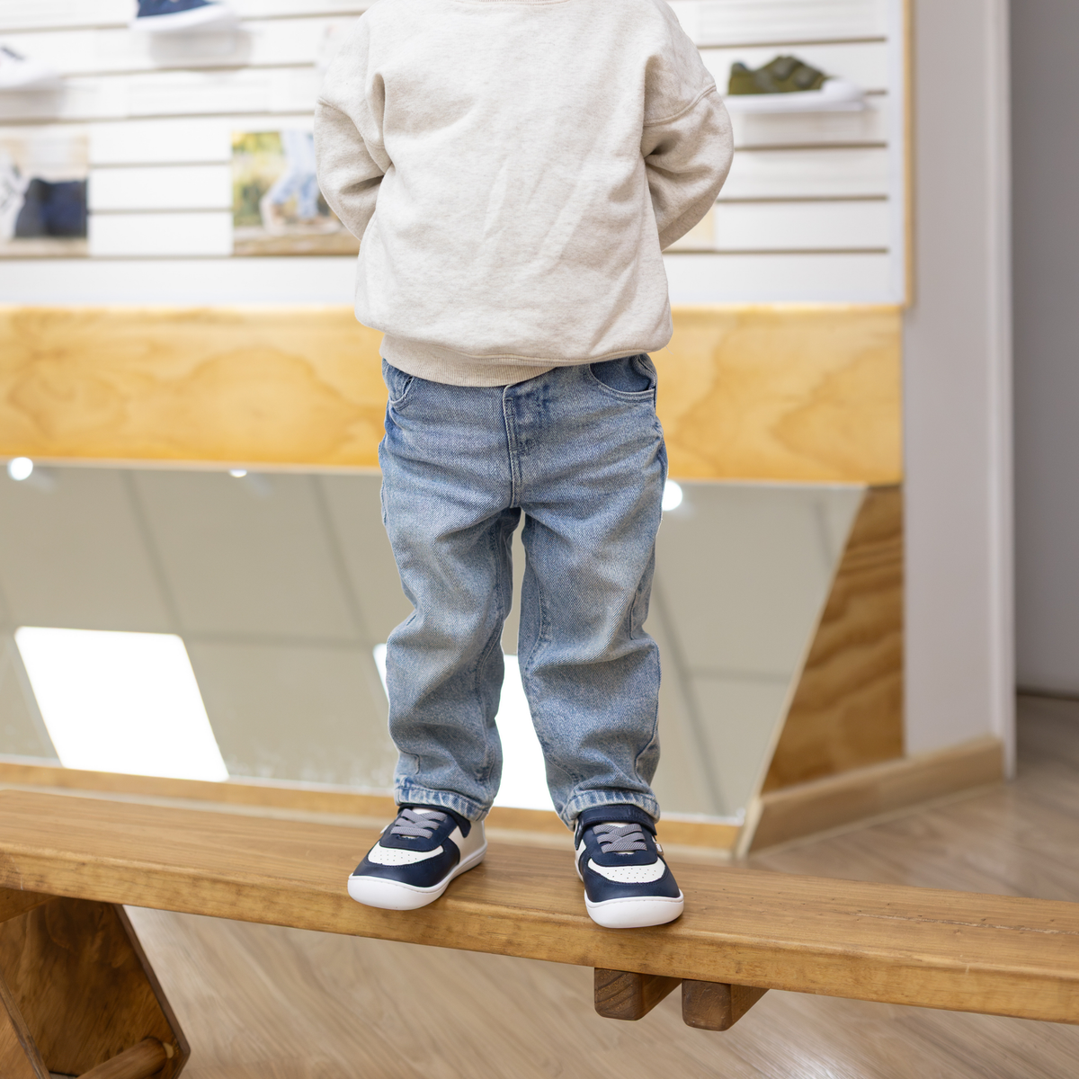 Retro Azul Marino/Gris - Toddler