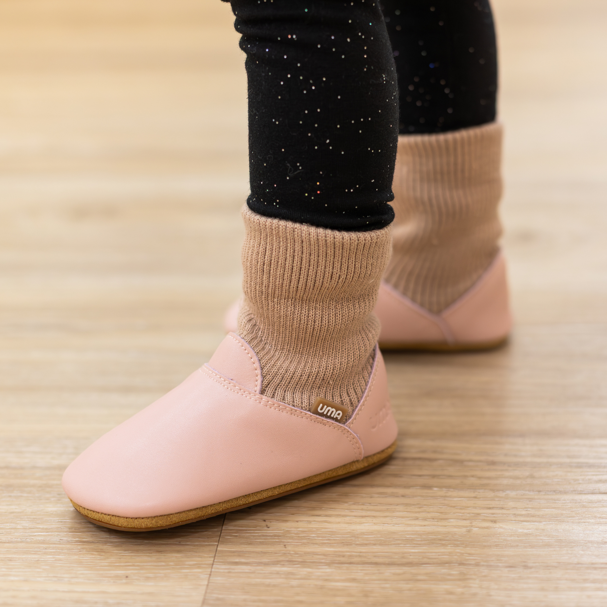 Sock Moccasin Nude - Baby