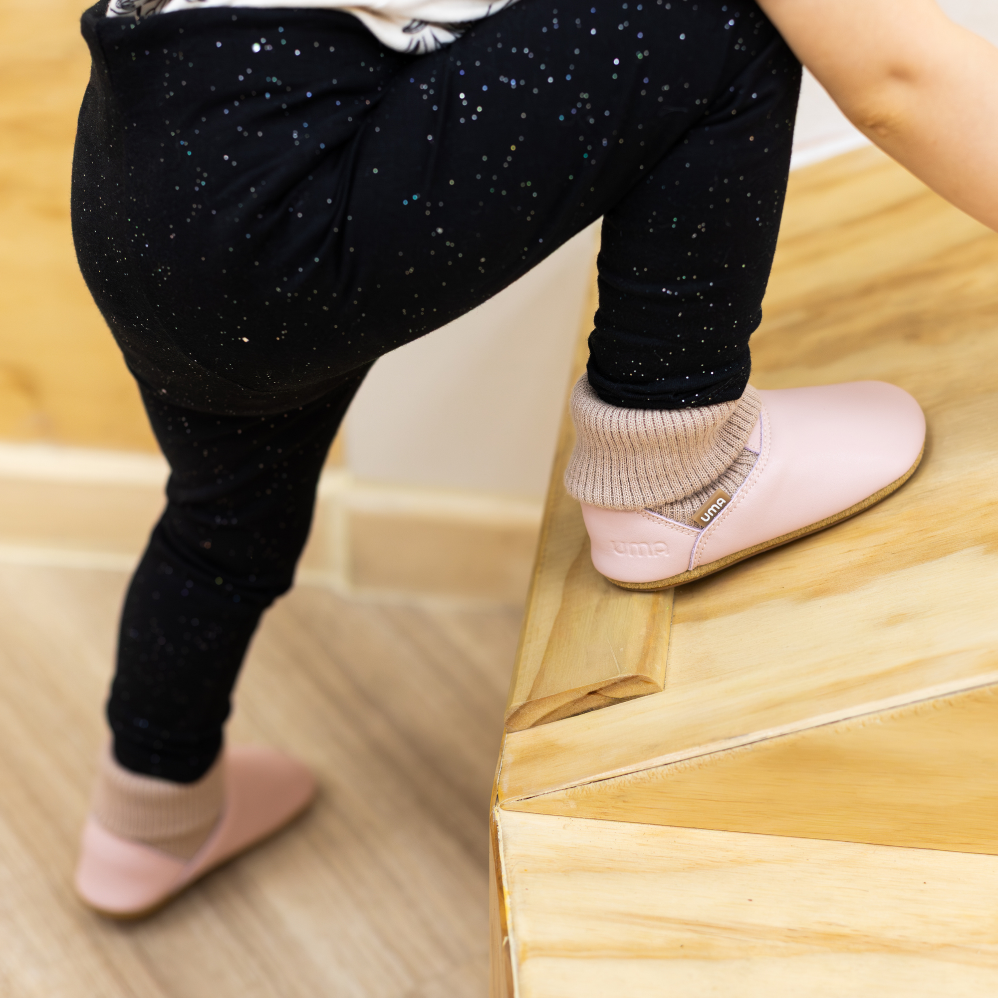 Sock Moccasin Nude - Baby
