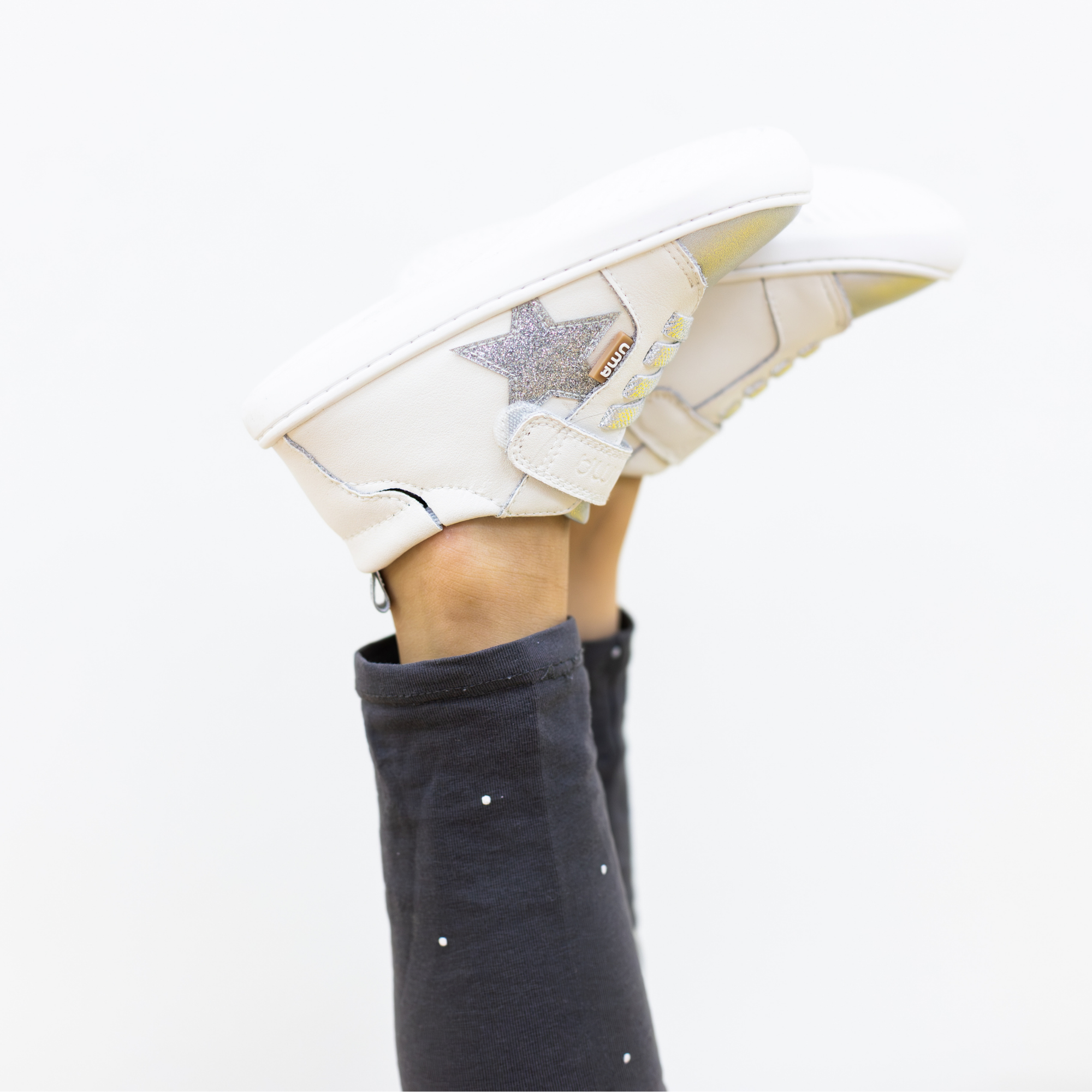 Zapatilla Cloud Superstar Silver Glitter - Toddler