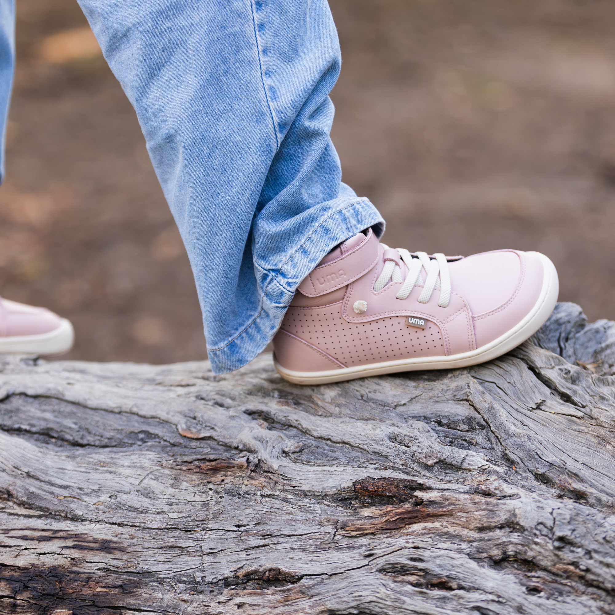 Zapatilla Caña Alta Flow Rosa - Kids
