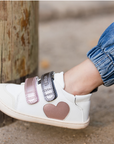 Zapatilla Leaf Heart Grafito/Rosa Metalizado - Toddler