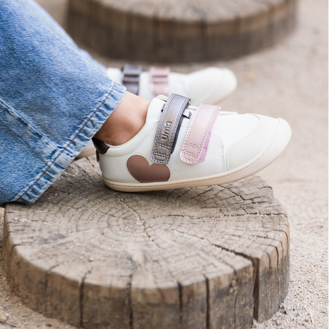 Zapatilla Leaf Heart Grafito/Rosa Metalizado - Kids