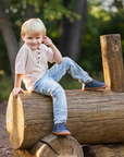 Zapatilla Caña Alta Wave Azul Jeans - Toddler