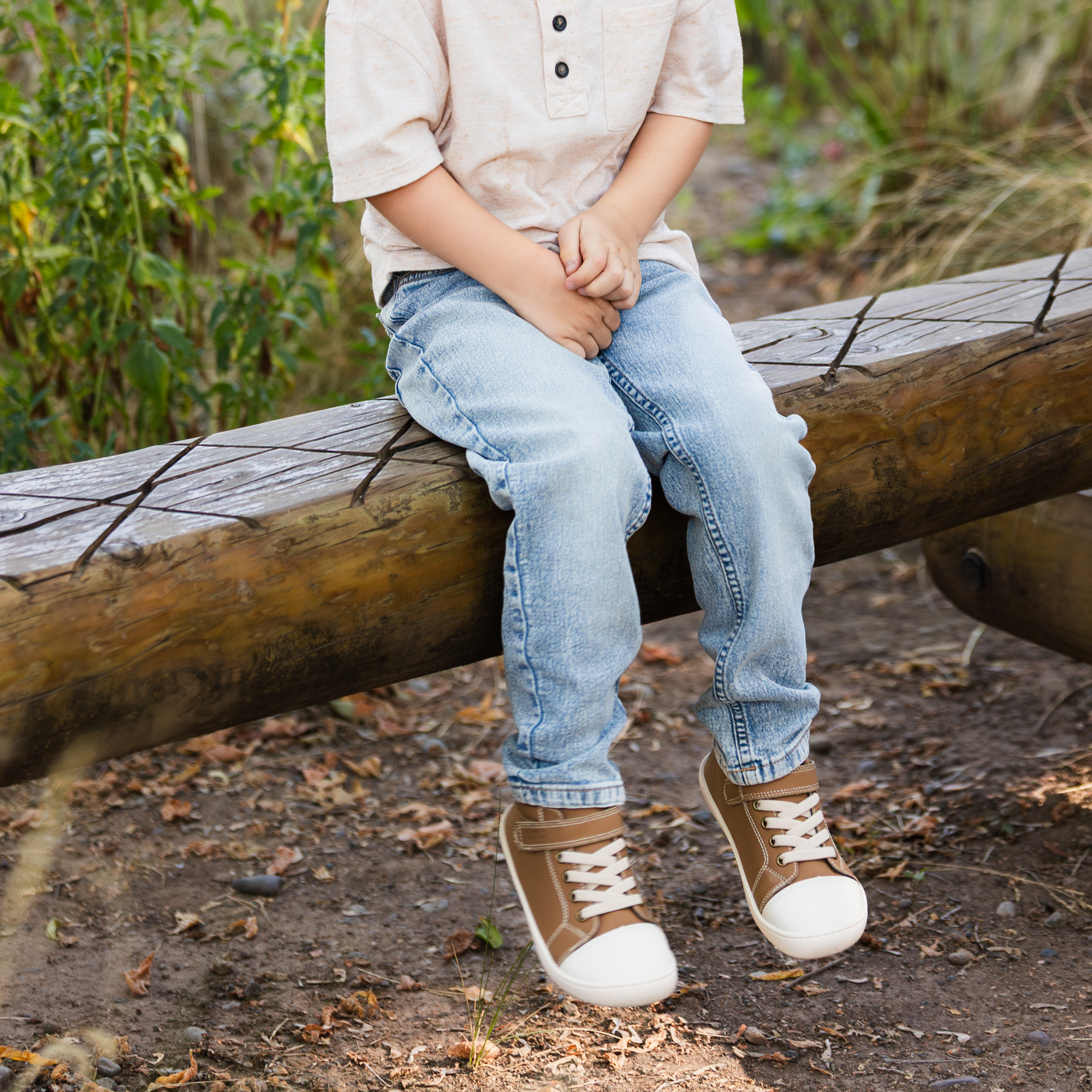 Zapatilla Caña Alta Wave Café - Kids