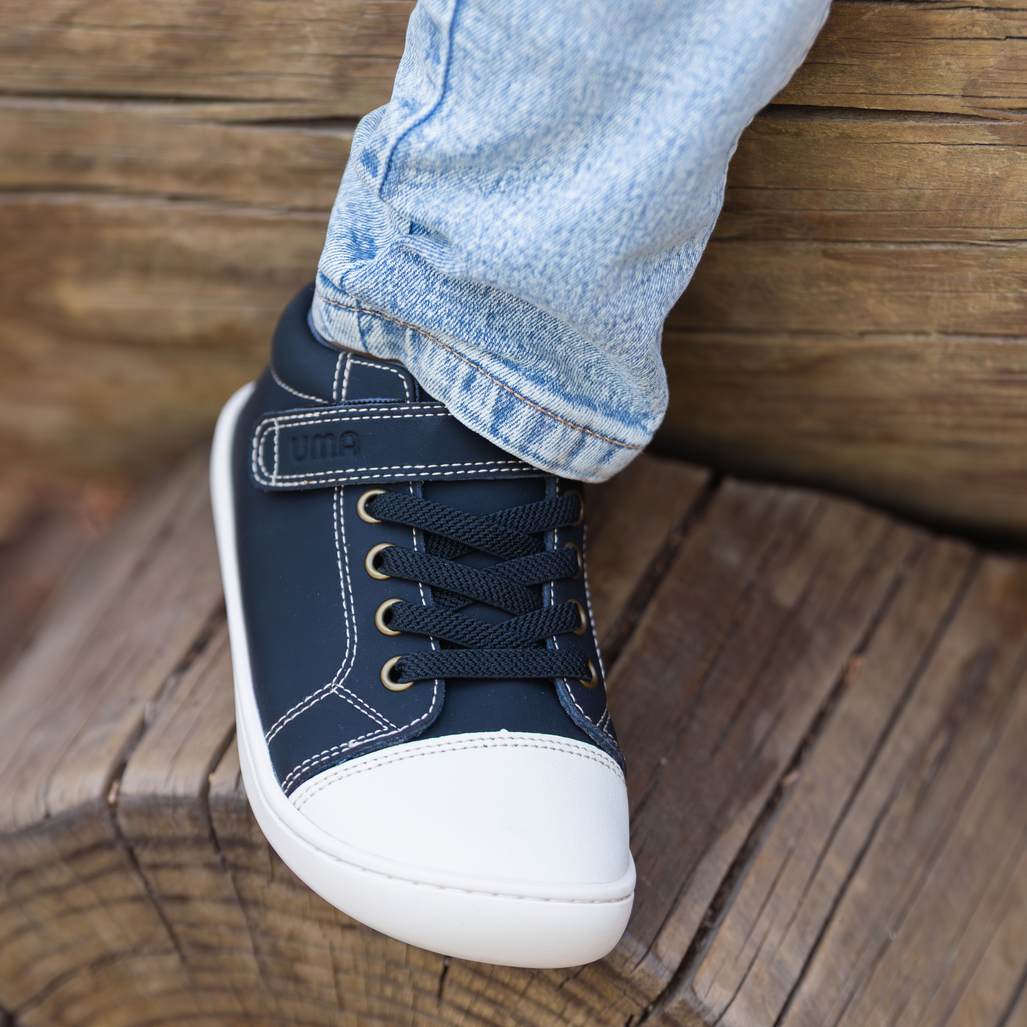 Zapatilla Caña Alta Wave Negro - Toddler