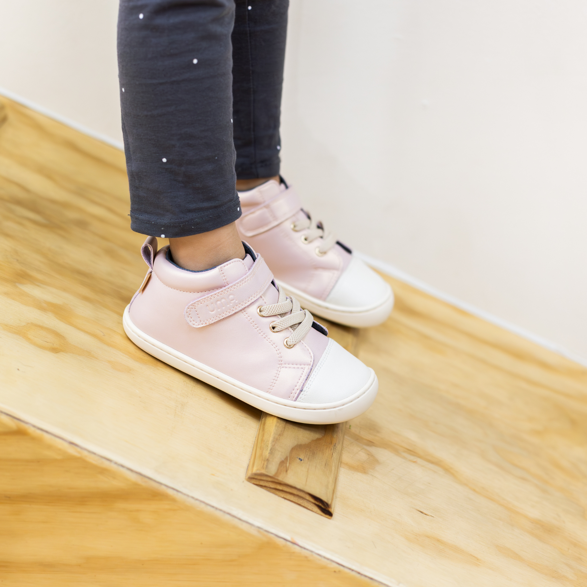 Zapatilla Caña Alta Wave Rosa Gold - Toddler