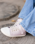 Zapatilla Caña Alta Wave Rosa Gold - Kids