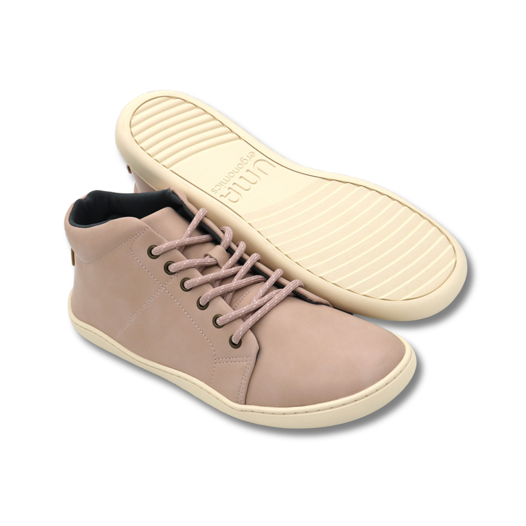 Suela flexible barefoot ergonomica de zapatilla Wave nude para adultos