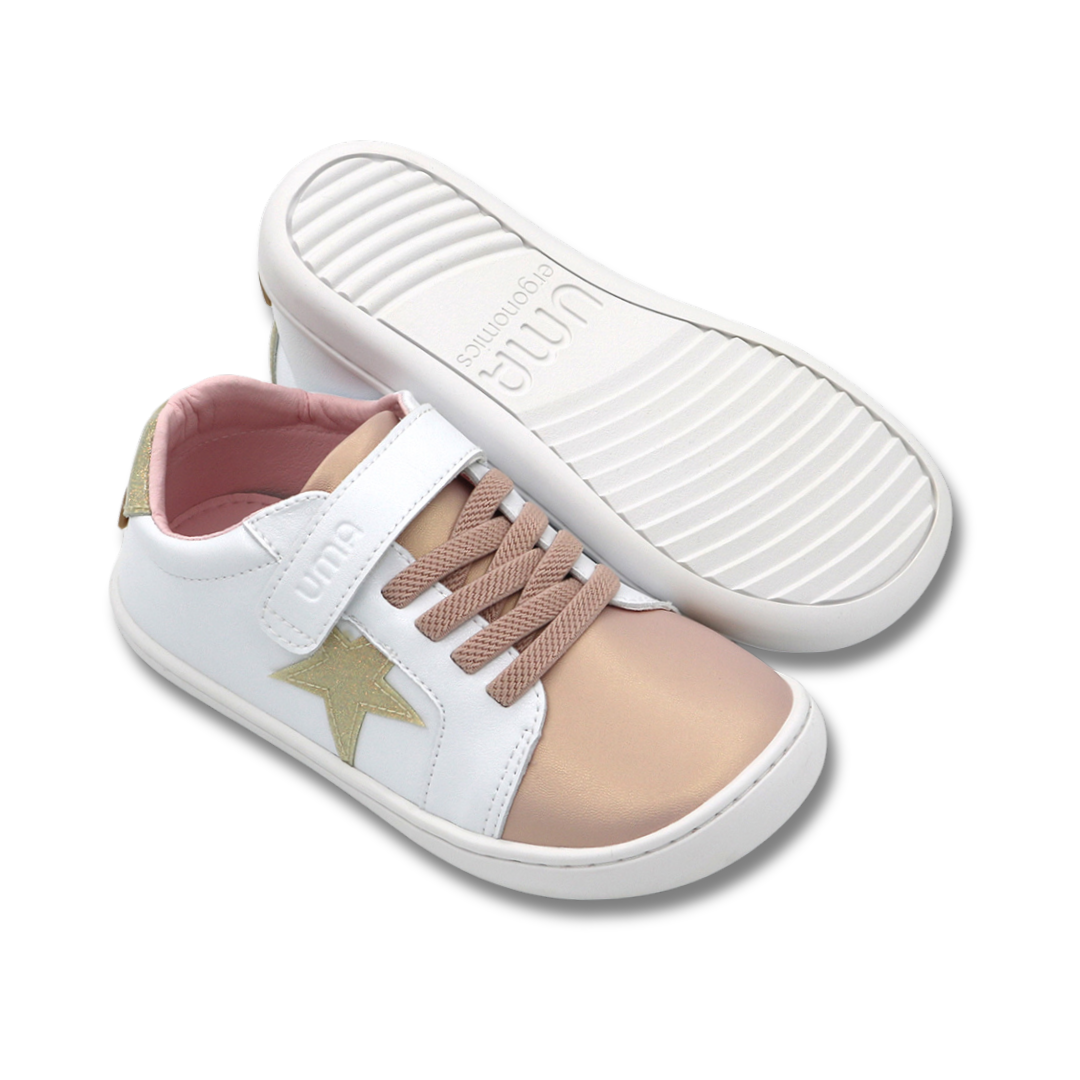 Cloud Superstar Rosa/Gold Glitter - Kids