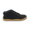 Zapatilla barefoot ergonomica negro/khaki modelo Wave para adultos vista lateral