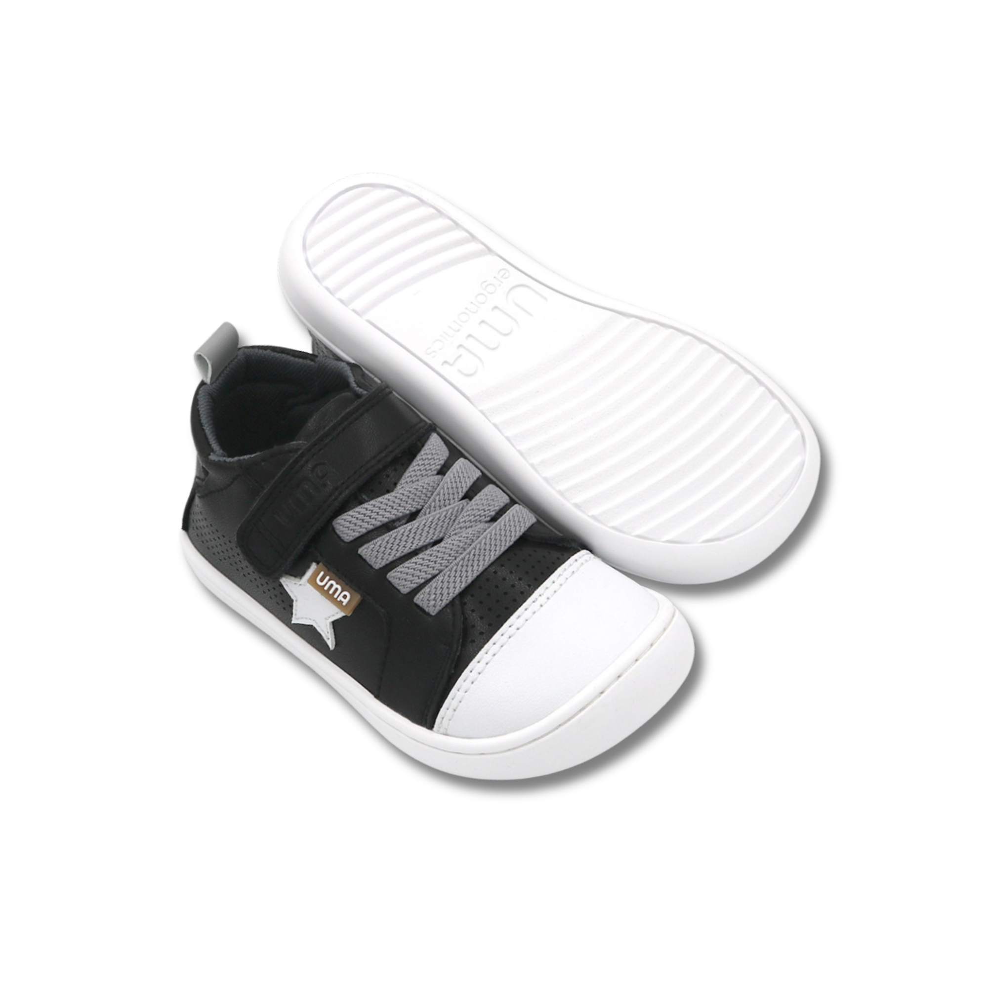 Zapatilla Cloud Star Negro/Blanco - Toddler
