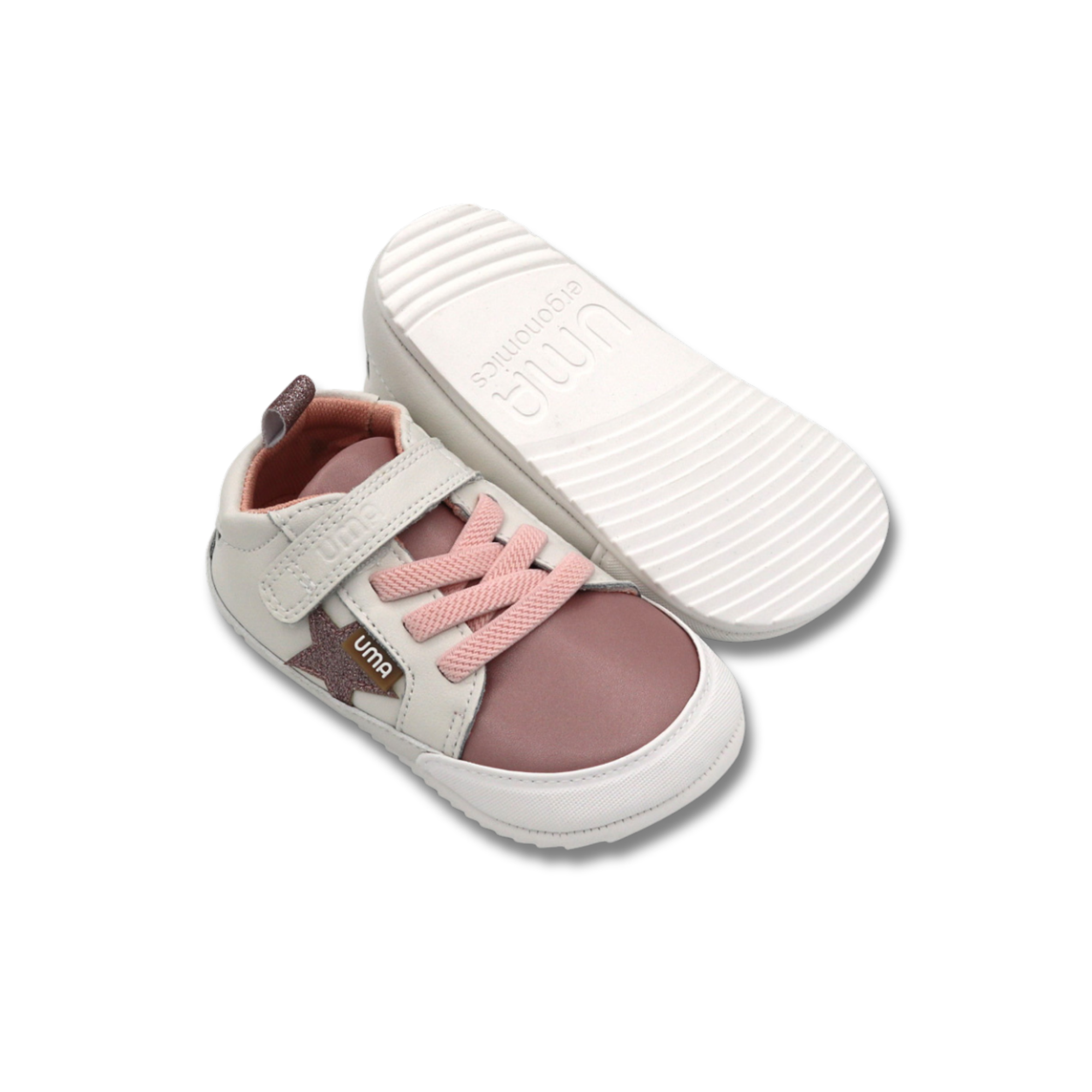 Zapatilla Cloud Superstar Rosa Metalizado - Baby