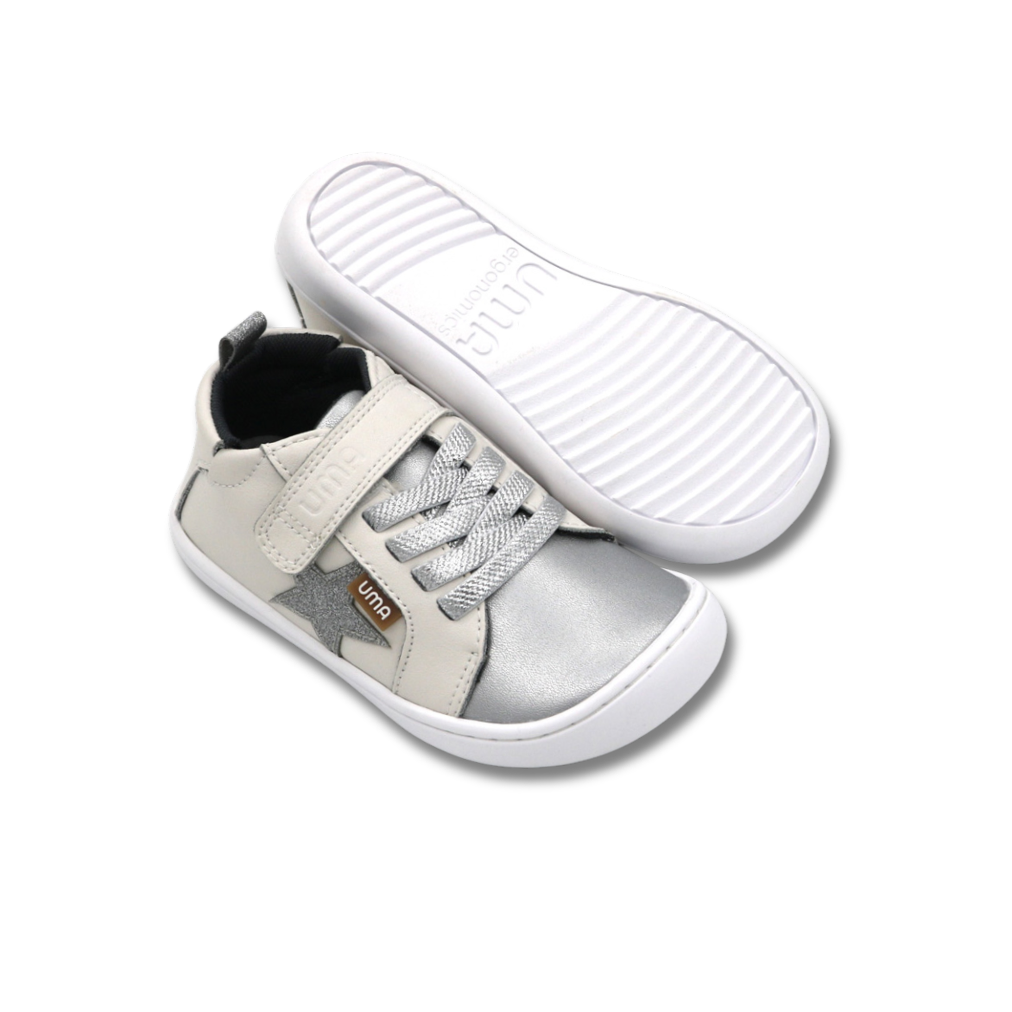 Zapatilla Cloud Superstar Silver Glitter - Toddler