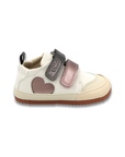 Zapatilla Leaf Heart Grafito/Rosa Metalizado - Baby