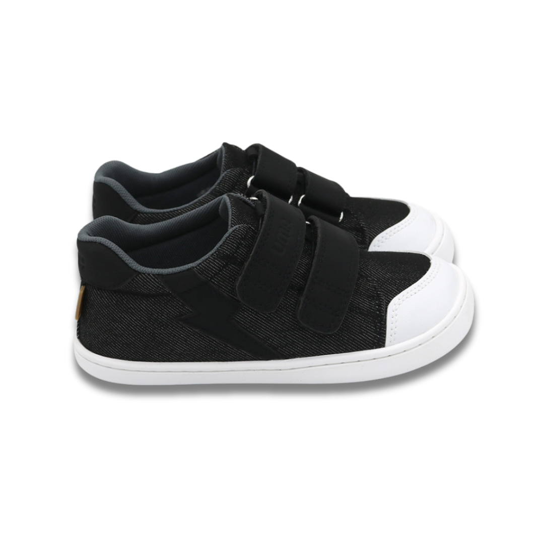 Zapatilla Leaf Thunder Denim Negro - Kids