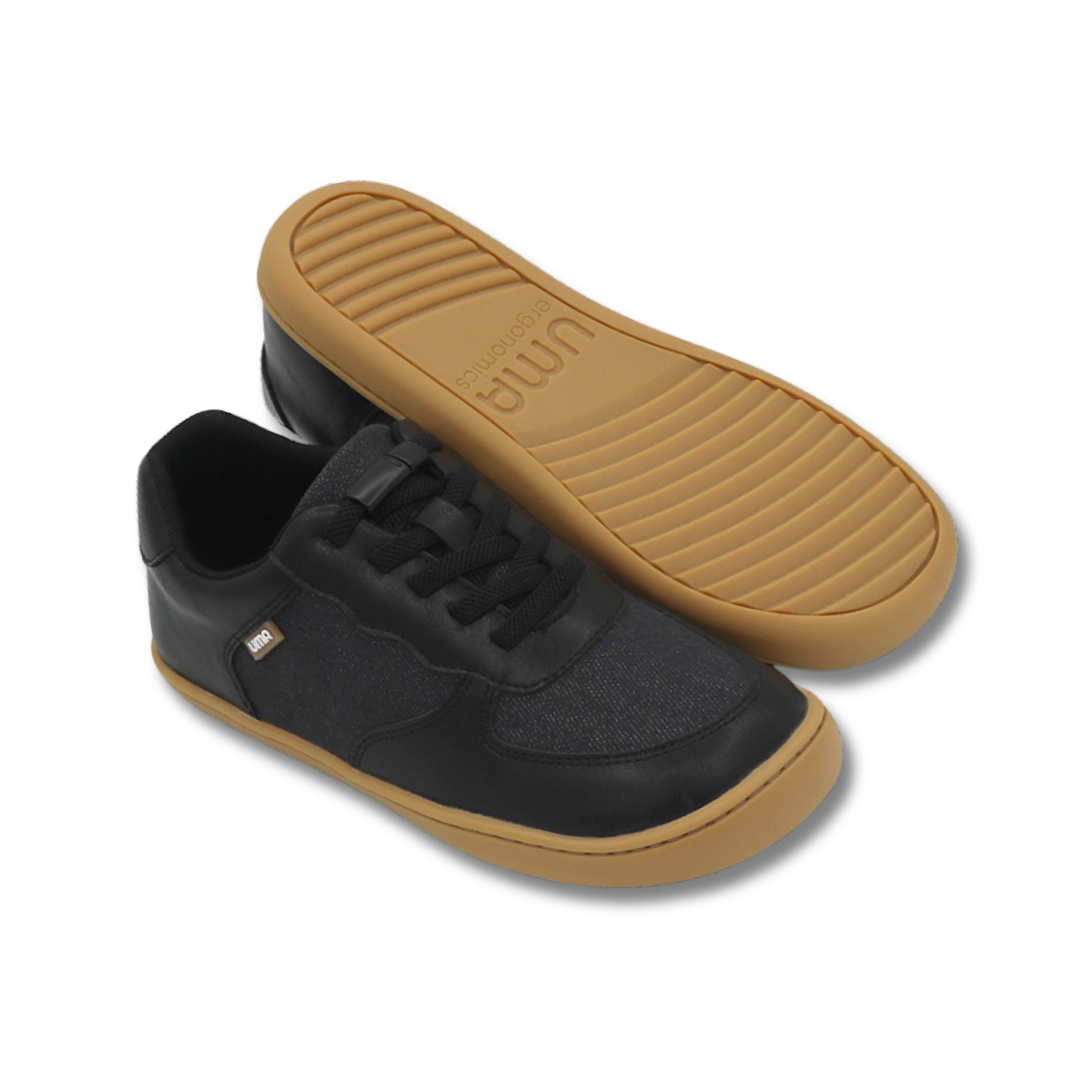 Zapatilla Retro Denim Negro/ Khaki - Teen