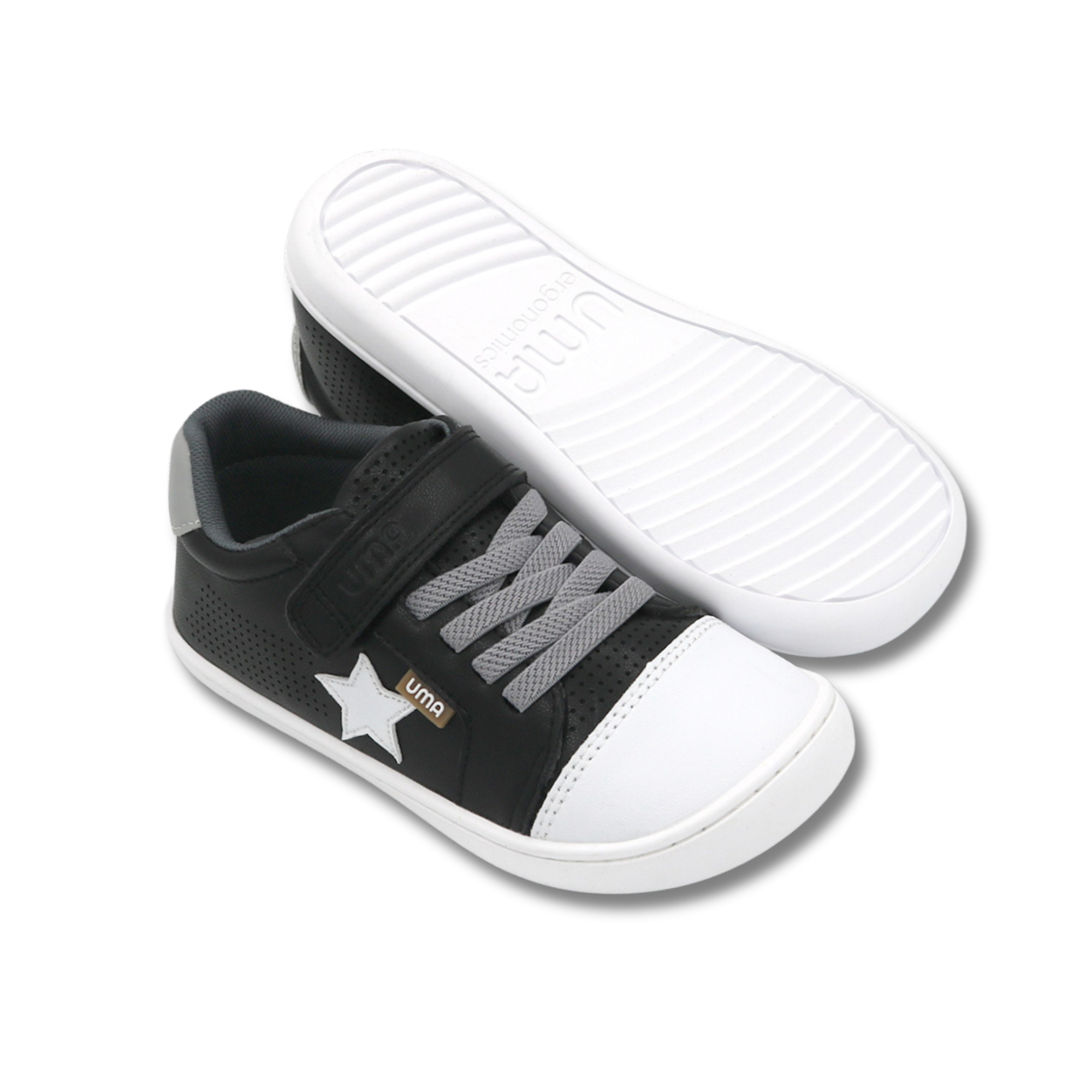 Zapatilla Cloud Star Negro/Blanco - Kids