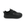 Zapatilla escolar barefoot negra modelo Dash con doble velcro para kids vista lateral
