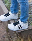 Zapatilla Cloud Rainbow Negro/Blanco - Toddler