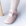 Zapato barefoot ergonomico rosado perla modelo T-Bar para bebes puesta en uso
