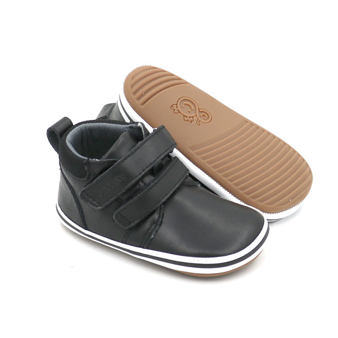 Zapatilla Caña Alta Rain Negro - Baby